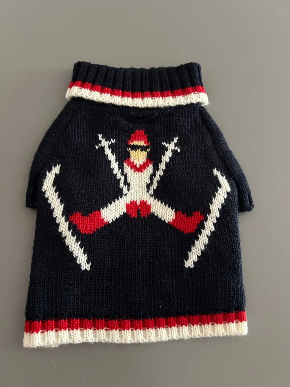 Mark & Graham xs Knit dog sweater apris ski